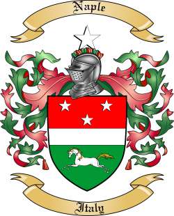 Naple Family Crest from Italy