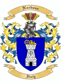 Narbone Family Crest from Italy