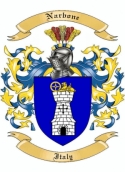 Narbone Family Crest from Italy