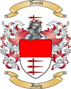 Nardi Family Crest from Italy2