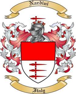 Nardini Family Crest from Italy2