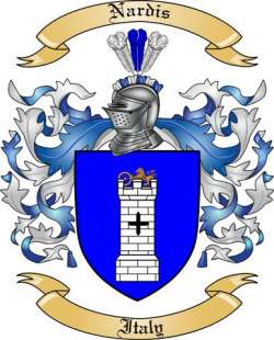 Nardis Family Crest from Italy