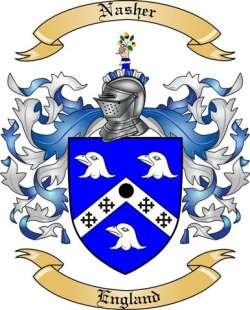 Nasher Family Crest from England