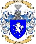 Navarra Family Crest from France