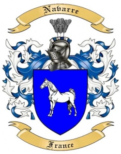 Navarre Family Crest from France2
