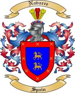 Navarre Family Crest from Spain