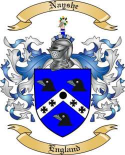 Nayshe Family Crest from England