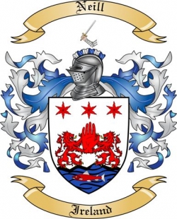 Neill Family Crest from Ireland
