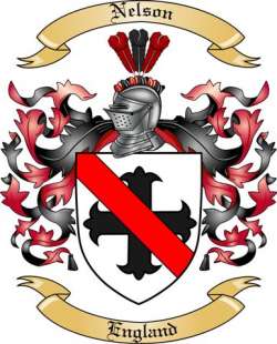 Nelson Family Crest from England2