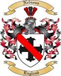 Nelsons Family Crest from England