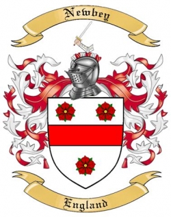 Newbey Family Crest from England