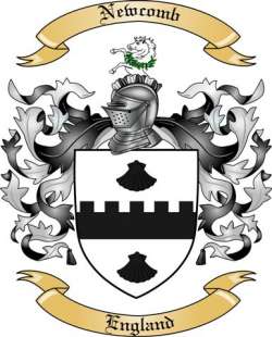 Newcomb Family Crest from England