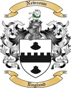 Newcome Family Crest from England