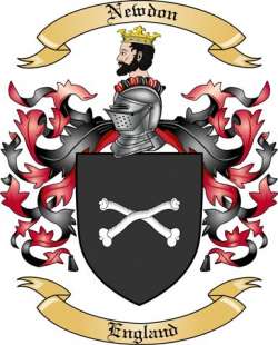 Newdon Family Crest from England