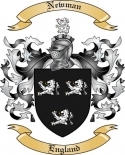 Newman Family Crest from England