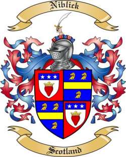 Niblick Family Crest from Scotland