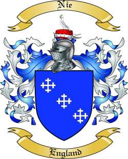 Nie Family Crest from England
