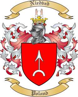 Niedved Family Crest from Poland
