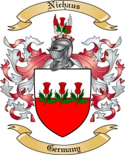 Niehaus Family Crest from Germany