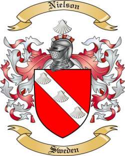 Nielson Family Crest from Sweden