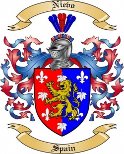 Nievo Family Crest from Spain