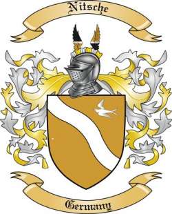 Nitsche Family Crest from Germany