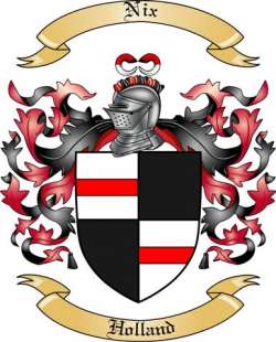 Nix Family Crest from Holland