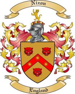 Nixon Family Crest from England