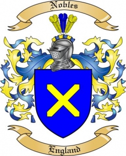 Nobles Family Crest from England2