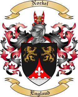 Nockel Family Crest from England