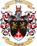 Nokes Family Crest from England
