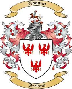 Noonan Family Crest from Ireland