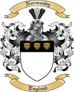 Normanby Family Crest from England