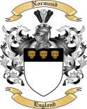 Normand Family Crest from England
