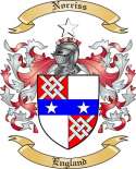 Norriss Family Crest from England