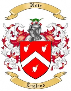 Note Family Crest from England