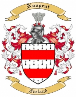 Nougent Family Crest from Ireland
