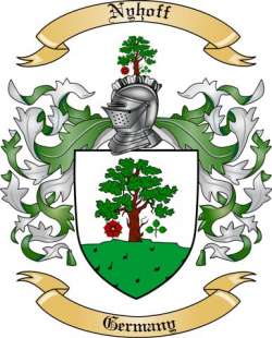 Nyhoff Family Crest from Germany
