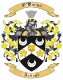 O'Banan Family Crest from Ireland