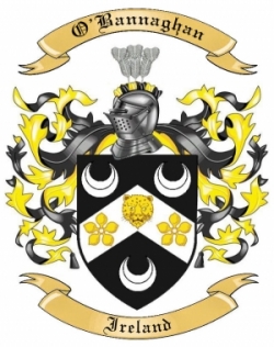 O'Bannaghan Family Crest from Ireland