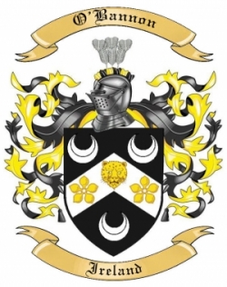 O'Bannon Family Crest from Ireland