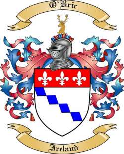 O'Bric Family Crest from Ireland