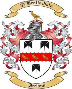 O'Brollachain Family Crest from Ireland