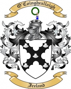 O'Coingheallaigh Family Crest from Ireland