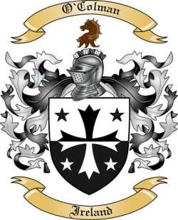 O'Colman Family Crest from Ireland