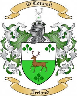 O'Connall Family Crest from Ireland