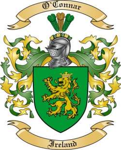 O'Connar Family Crest from Ireland