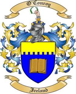 O'Conroy Family Crest from Ireland