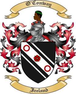 O'Conway Family Crest from Ireland