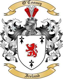 O'Cooney Family Crest from Ireland